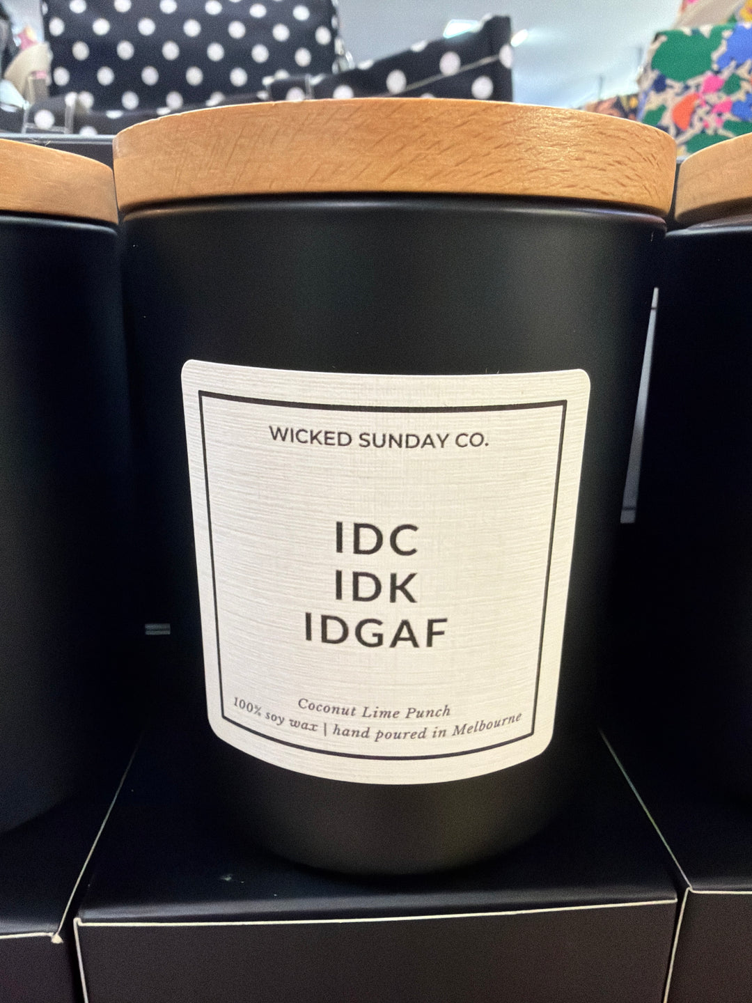 Wicked Sunday Co Candles