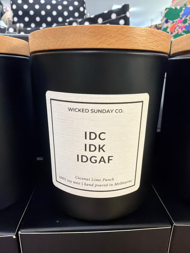 Wicked Sunday Co Candles