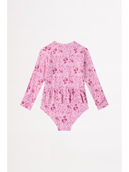 Seafolly Girls Silk Road Ruffle Back Paddlesuit