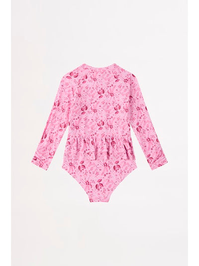 Seafolly Girls Silk Road Ruffle Back Paddlesuit