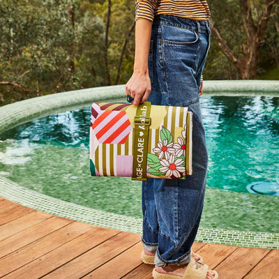 Kollab Holiday Picnic Mat Sage x Clare Portofino