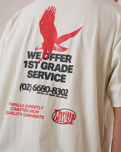 Thrills 1st Grade Service Merch Fit Tee