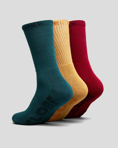 Globe Sustain Crew Sock 3 Pack