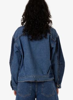 Thrills Bailey Jacket Denim Two Tone