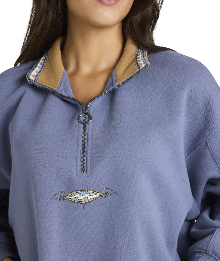 Billabong Wave Break Half Zip Crew
