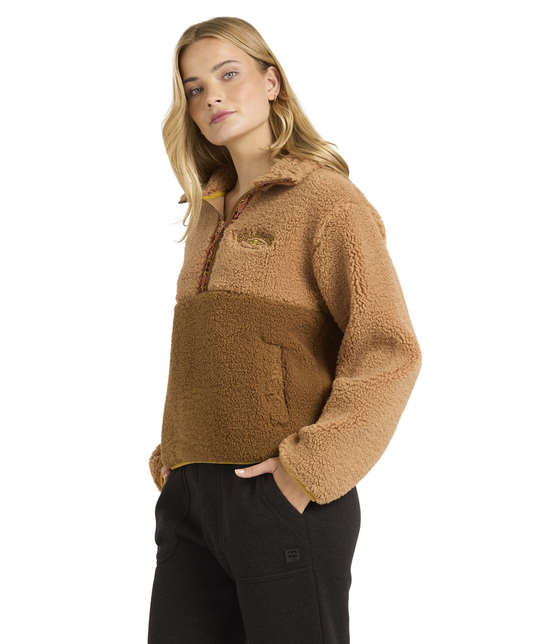 Billabong Horizon Mock Neck Half Zip Flc
