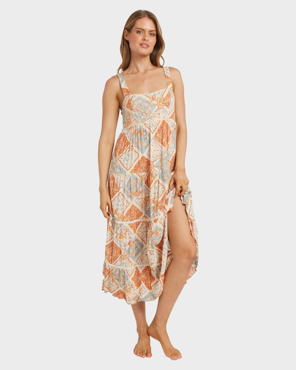 Billabong Forever Folk Shine Midi Dress