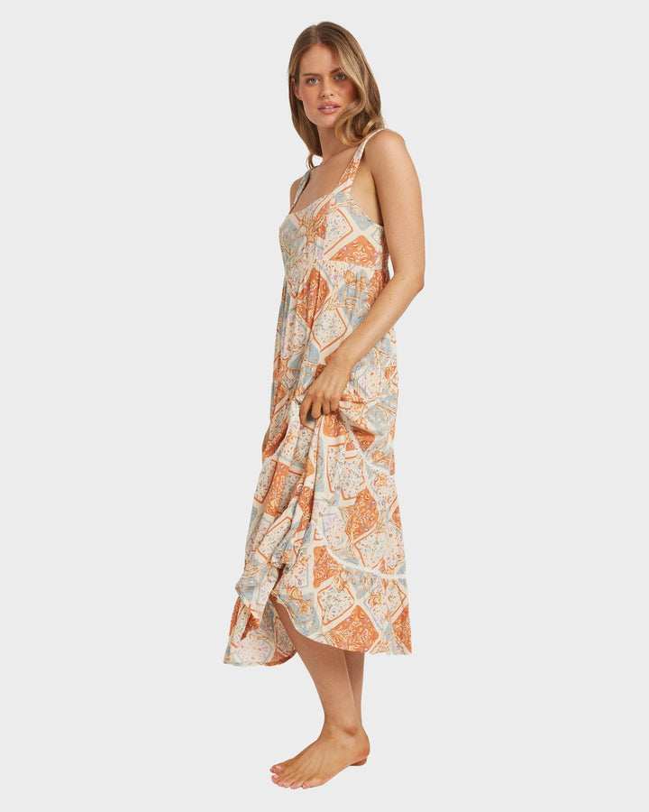 Billabong Forever Folk Shine Midi Dress