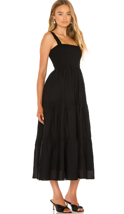 Seafolly Faithful Midi Dress Black