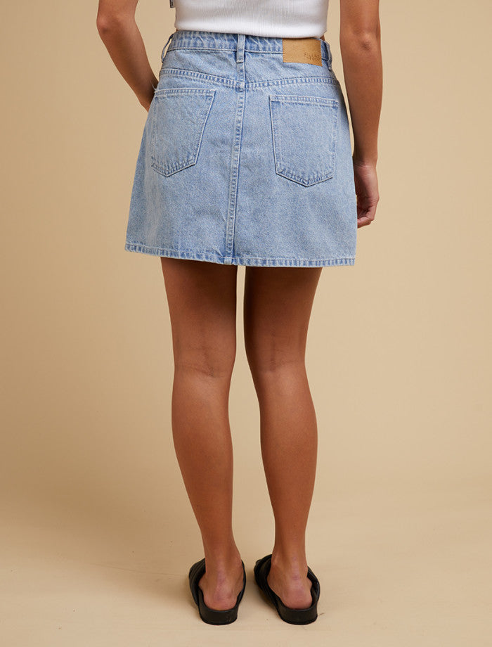 Silent Theory Leading Denim Skirt.