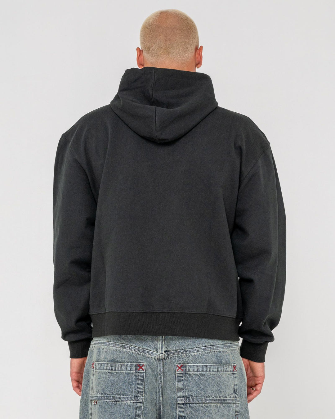 Rusty Monty Zip Thru Hooded Fleece