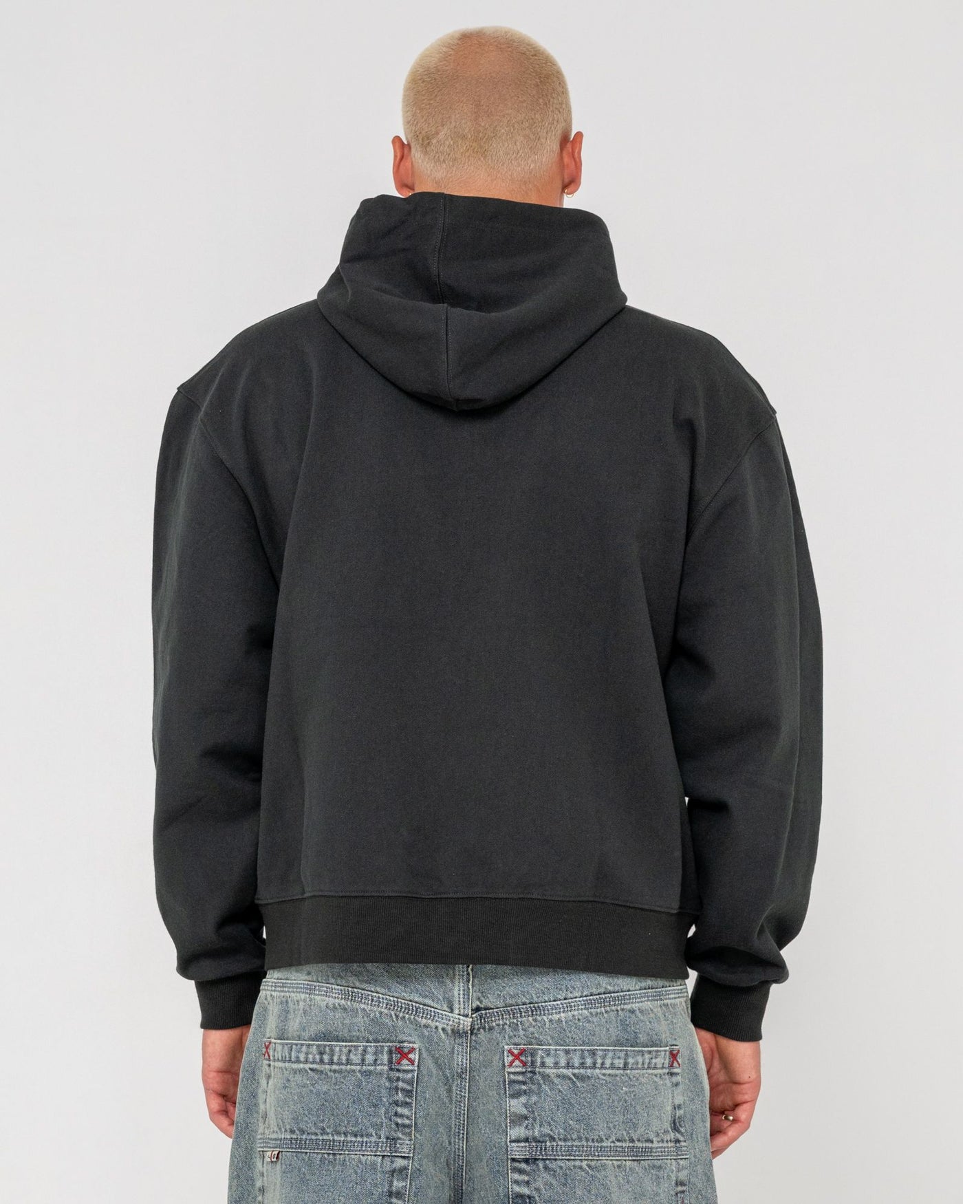 Rusty Monty Zip Thru Hooded Fleece