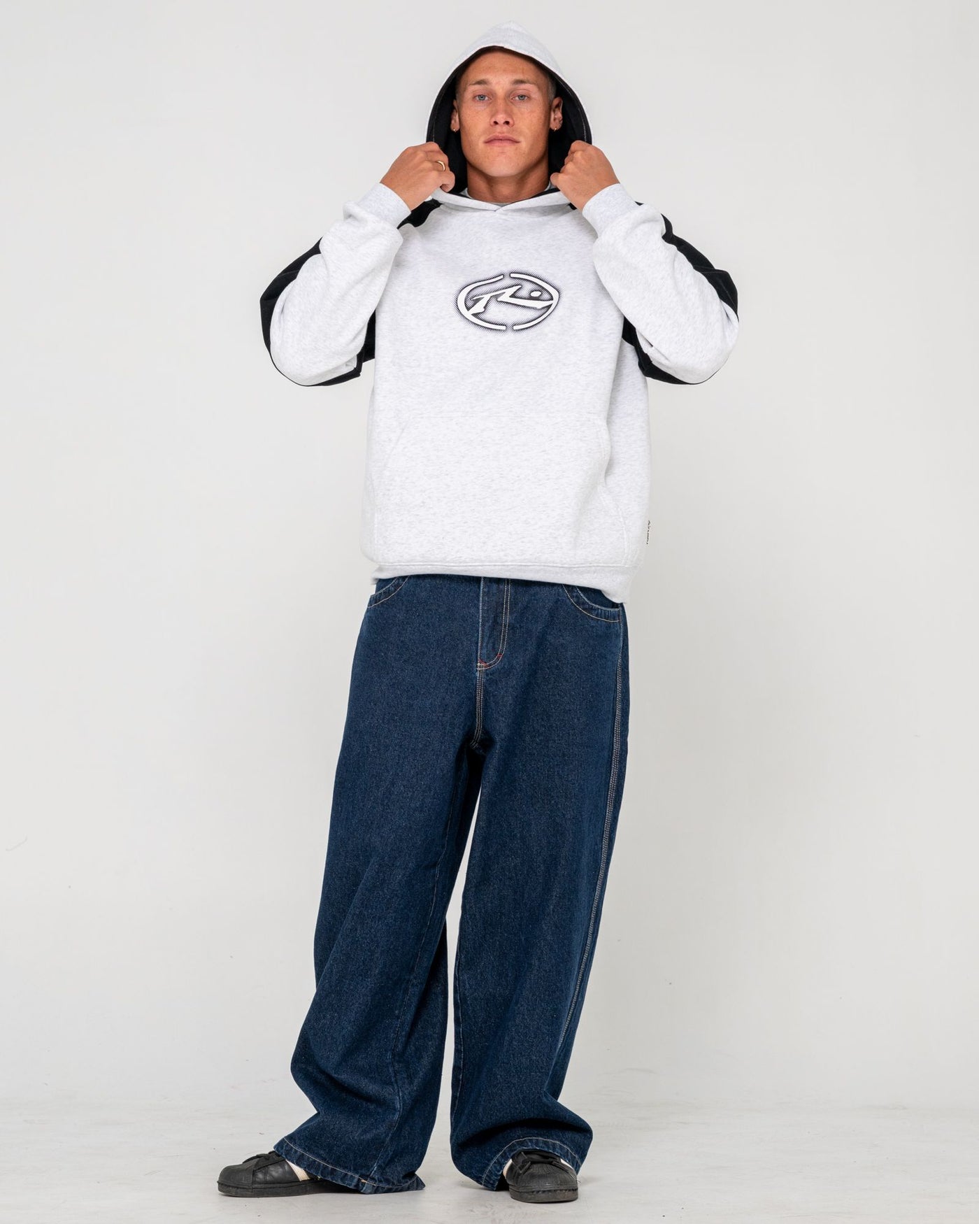 Rusty Heat Check Hooded Fleece