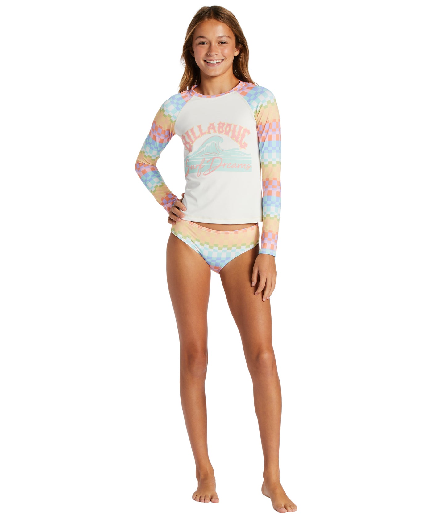 Billabong Paradise Check Ls Rg Set