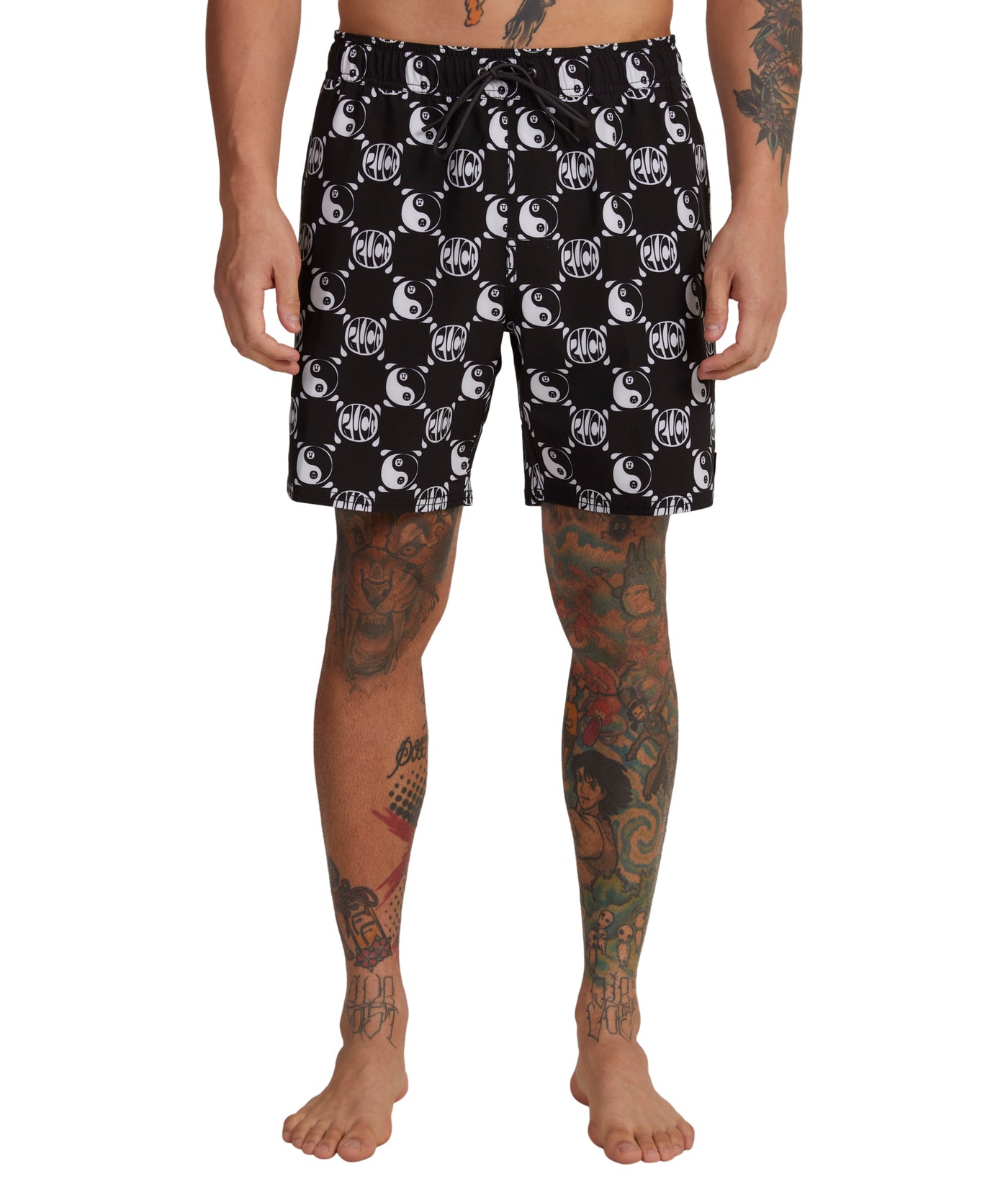 RVCA VA Pigment Print Elastic Short