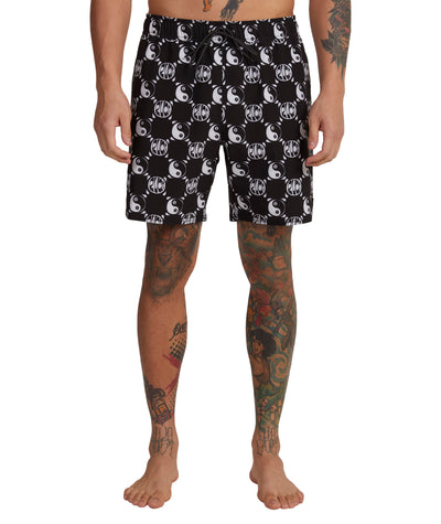 RVCA VA Pigment Print Elastic Short