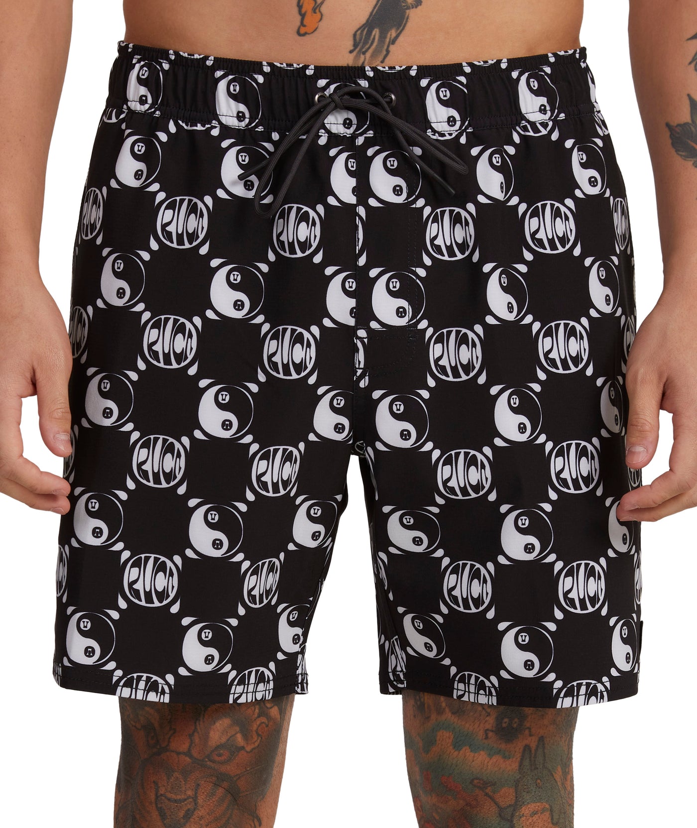 RVCA VA Pigment Print Elastic Short