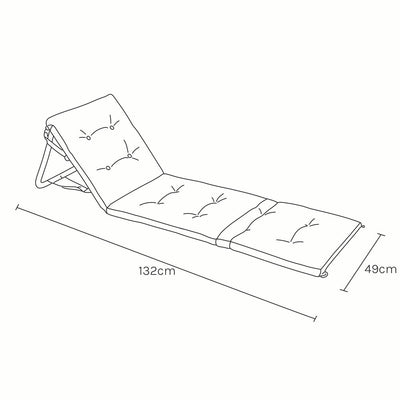 Sunnylife Reclining Beach Chair The Vacay Olive
