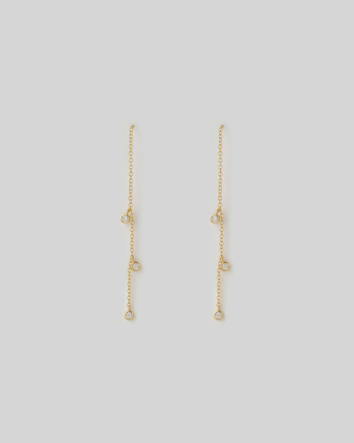 Arms oF Eve Comet Threader Gold Earrings