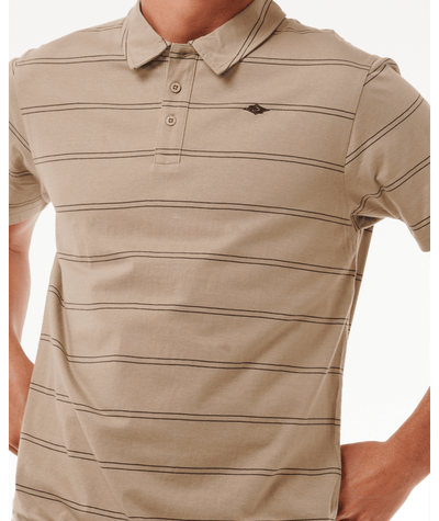 Rip Curl Plain Stripe Polo