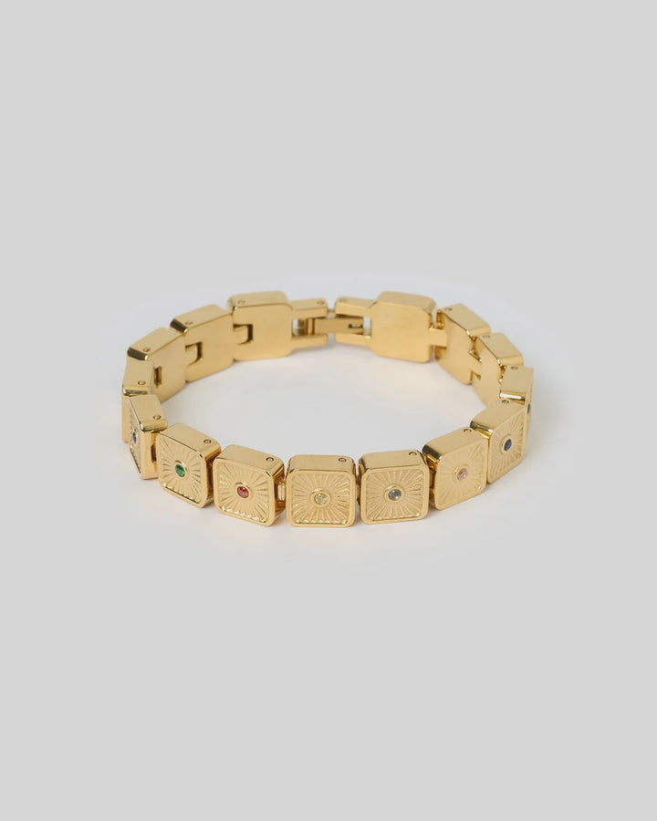 Arms Of Eve Jasper Gold Bracelet