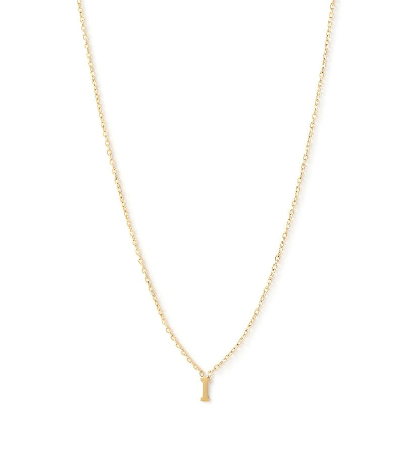 Arms Of Eve Mini Initial Gold Necklace
