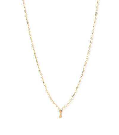 Arms Of Eve Mini Initial Gold Necklace