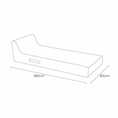 Sunnylife Luxe Lie-On Lounger Float The Vacay Sage