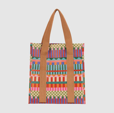 Kollab Market Bag Blocks and Stripes