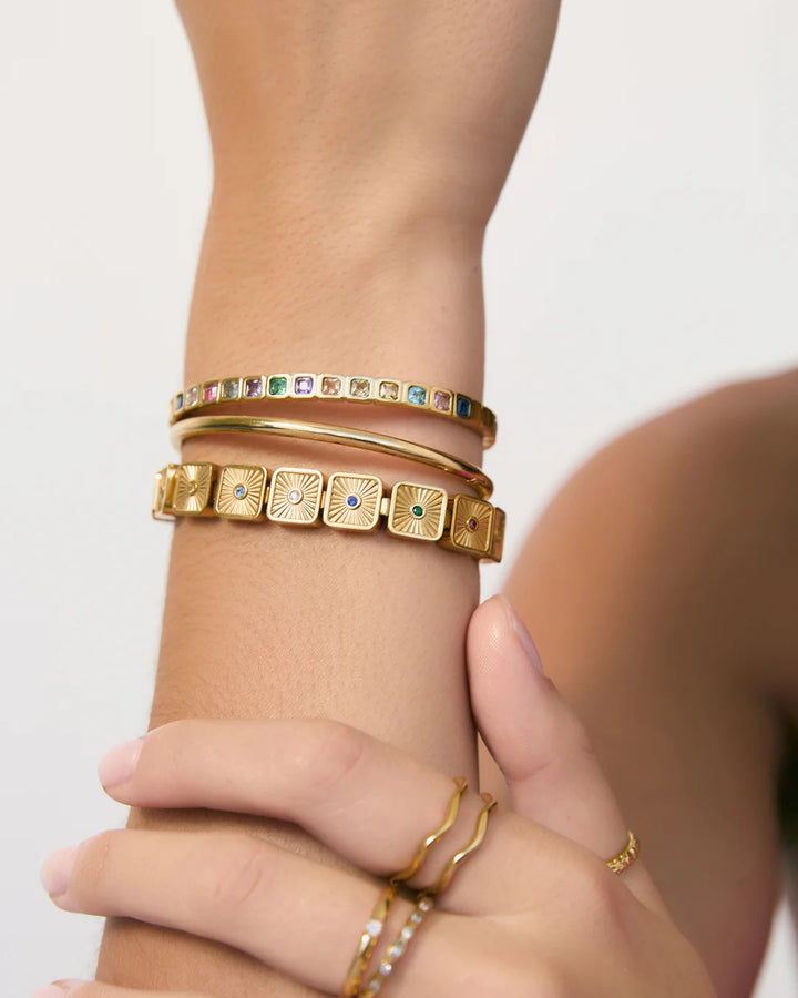 Arms Of Eve Jasper Gold Bracelet