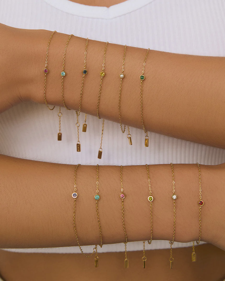 Arms of Eve Mini Birthstone Bracelet