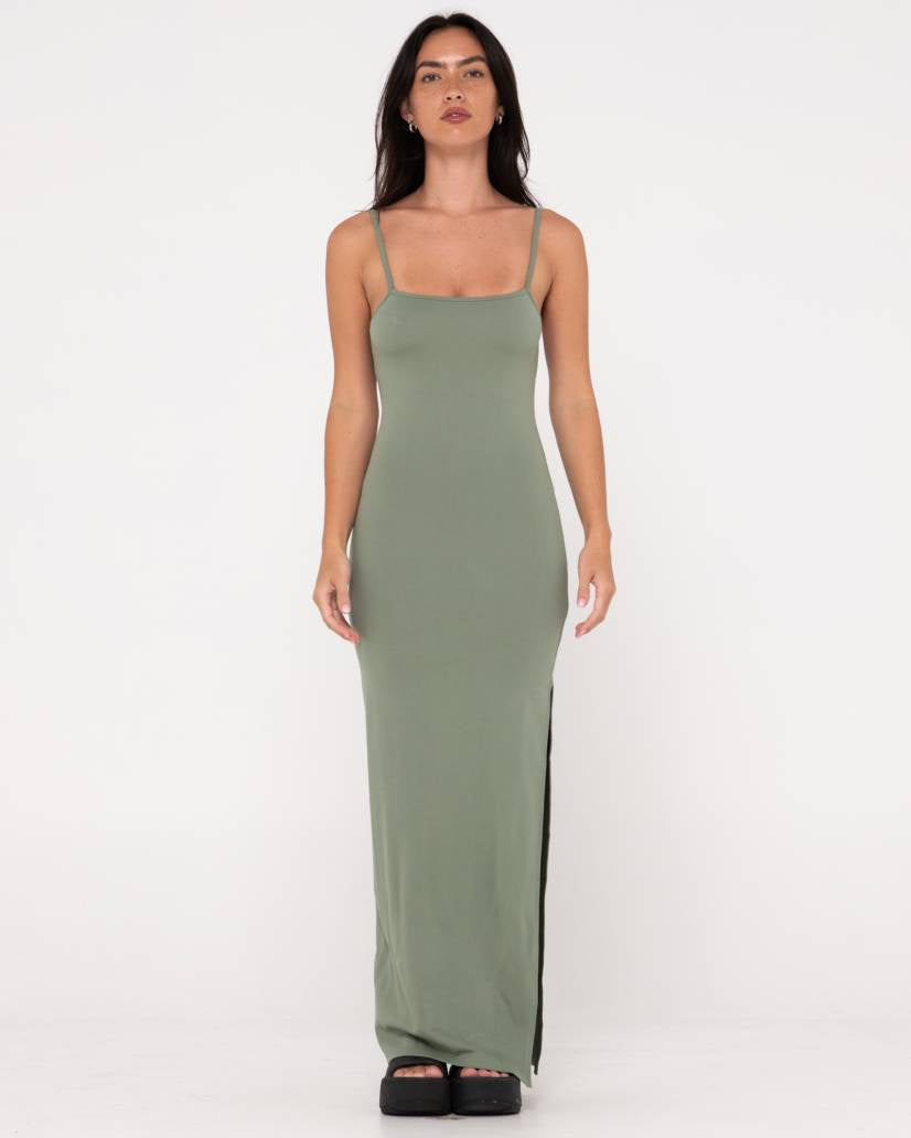 Rusty Vicky Fixed Back Slip Maxi Dress