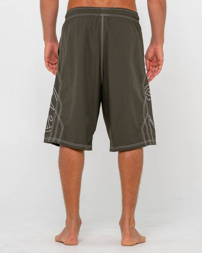 Rusty Tombstones Hybrid Waist Boardshort