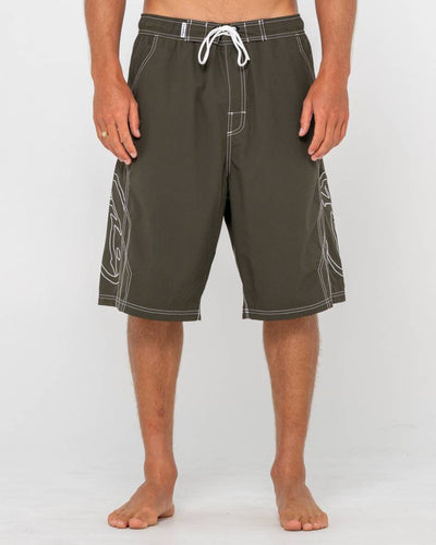 Rusty Tombstones Hybrid Waist Boardshort