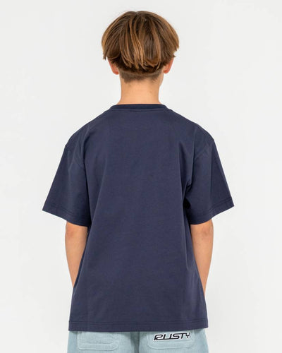 Rusty Capsule Short Sleeve Tee Boys