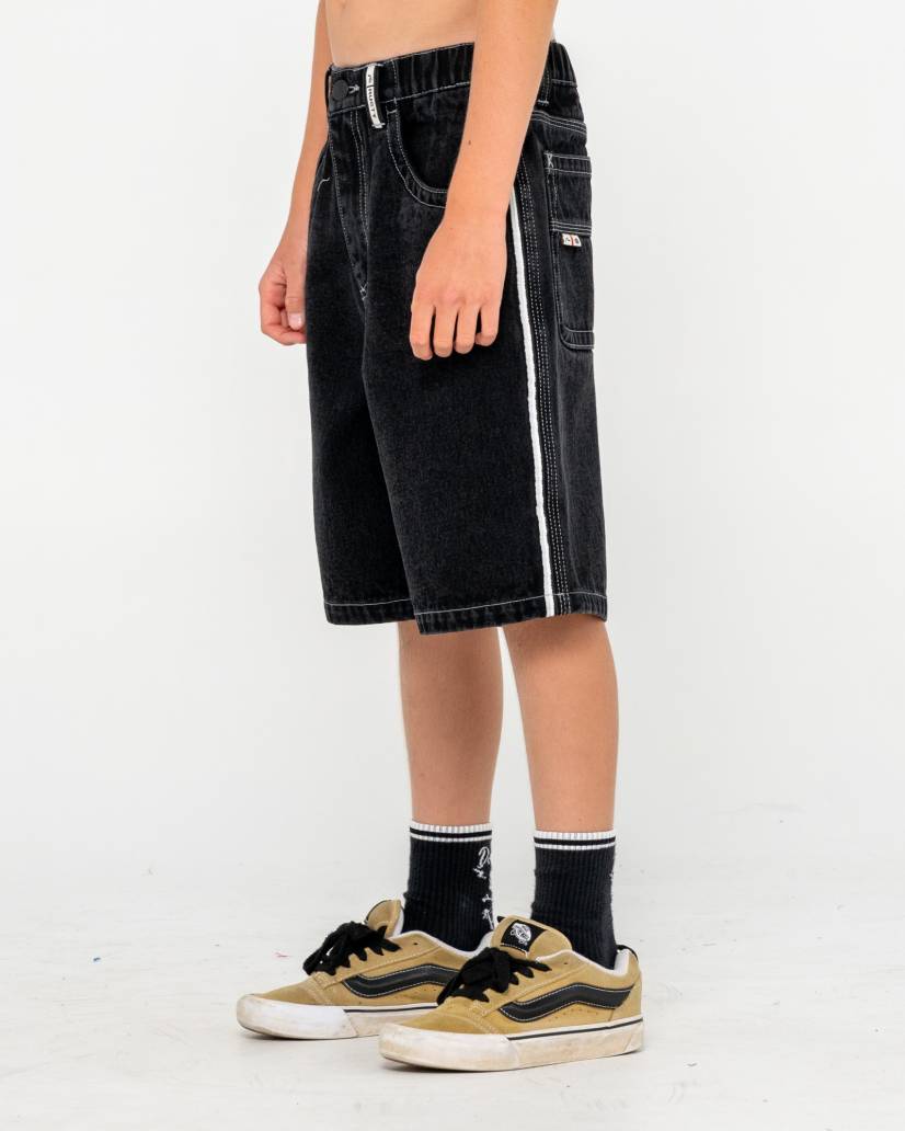 Rusty Flip Daddy 2.0 Jort- Black Out Boys