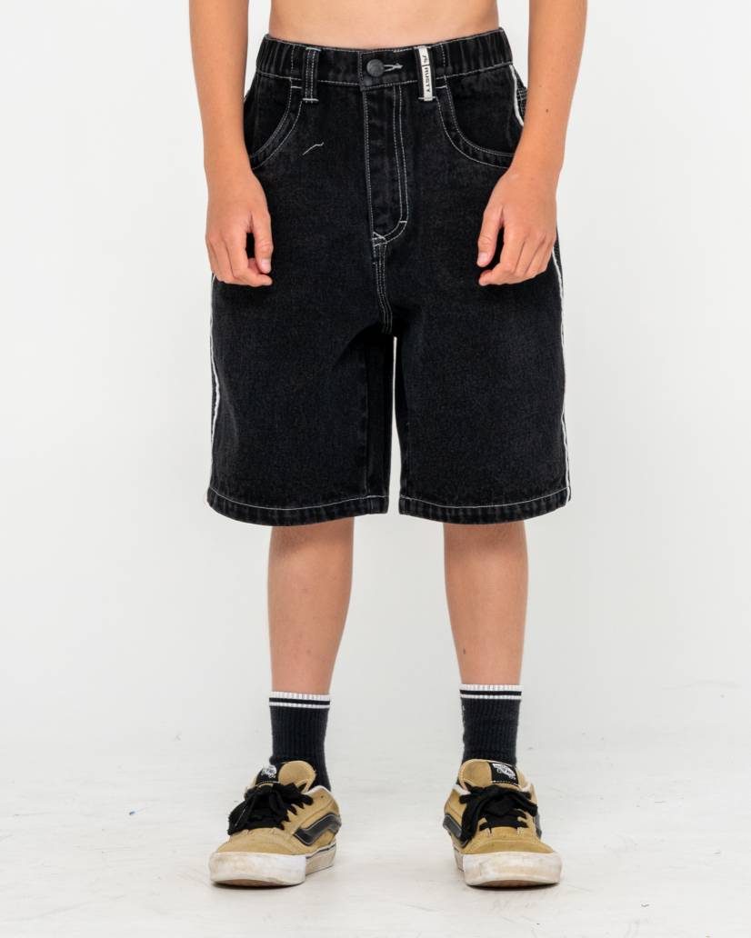 Rusty Flip Daddy 2.0 Jort- Black Out Boys