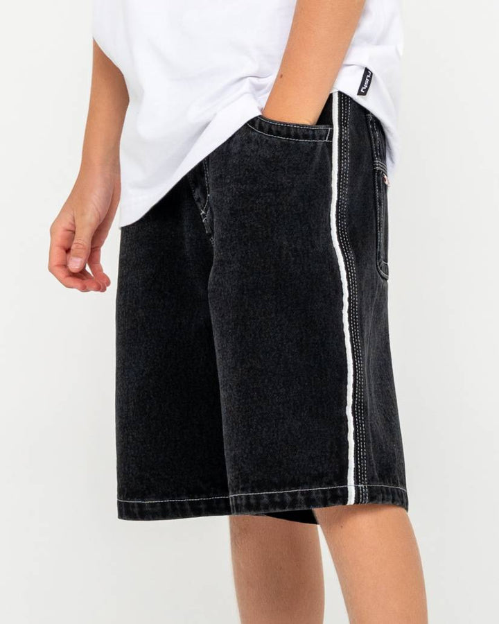 Rusty Flip Daddy 2.0 Jort- Black Out Boys