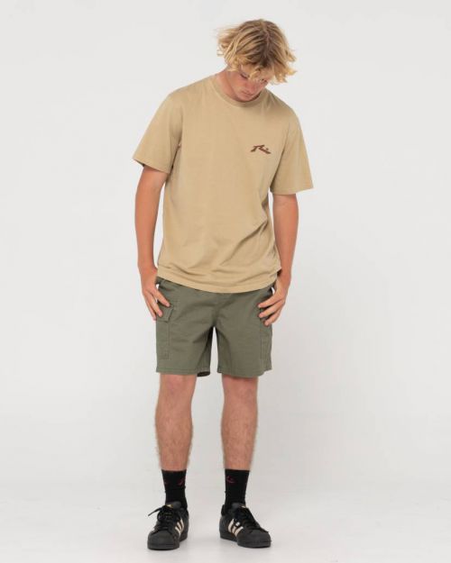 Rusty Camper Elastic Hybrid Walkshort