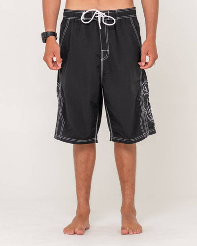 Rusty Tombstones Hybrid Waist Boardshort
