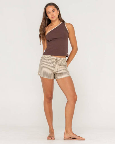 Rusty Zoe One Shoulder Tank