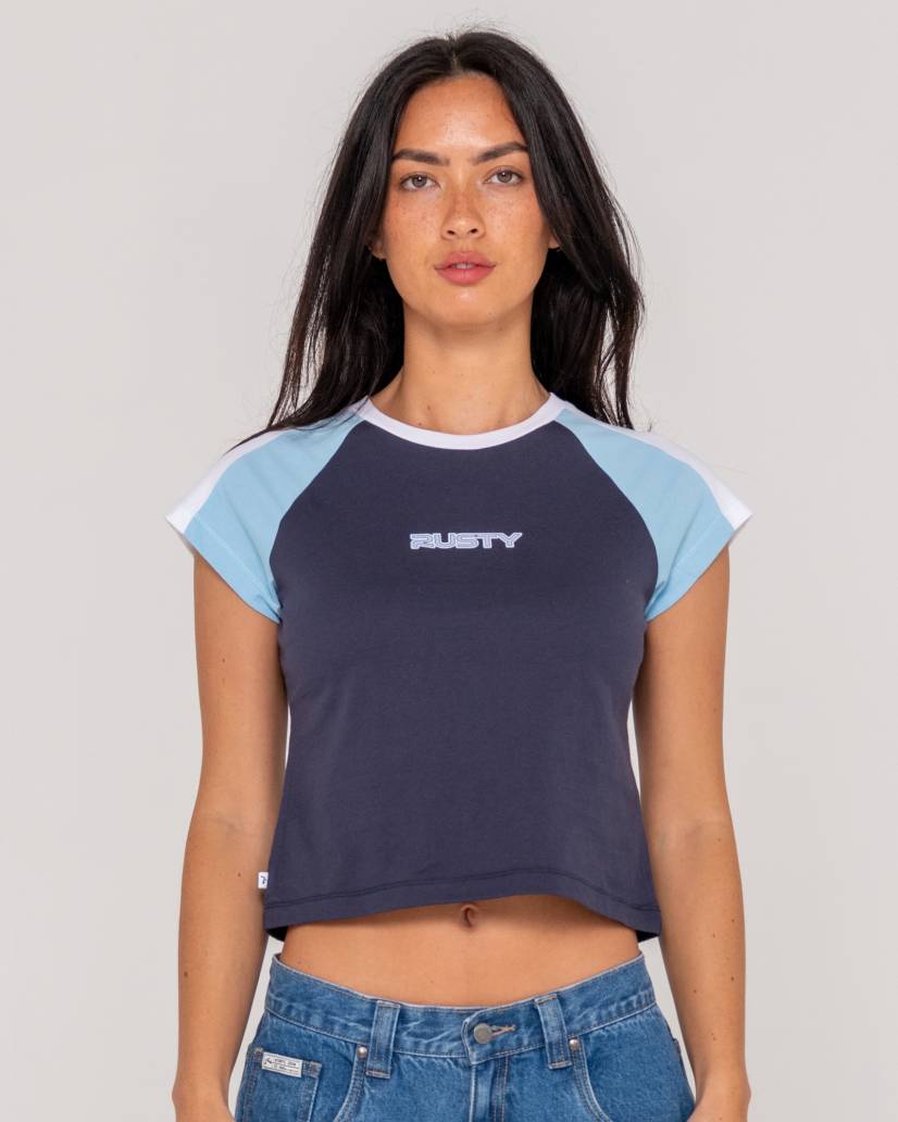 Rusty Bradley Mini Cap Sleeve Tee