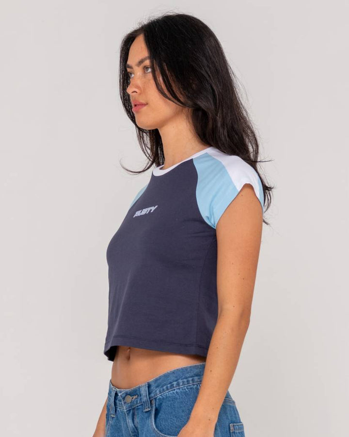 Rusty Bradley Mini Cap Sleeve Tee