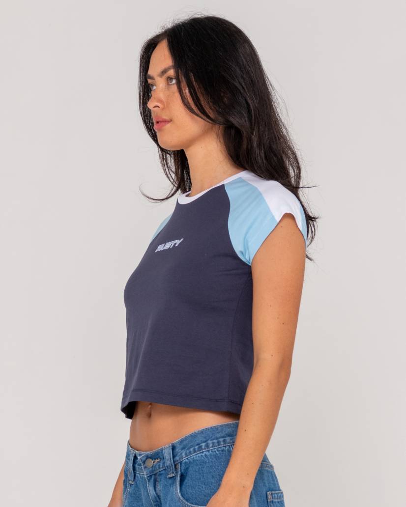 Rusty Bradley Mini Cap Sleeve Tee