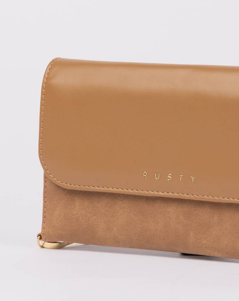 Rusty Aria Suede Travel Wallet