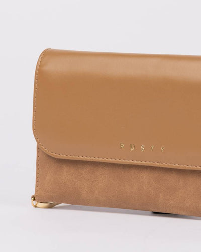 Rusty Aria Suede Travel Wallet