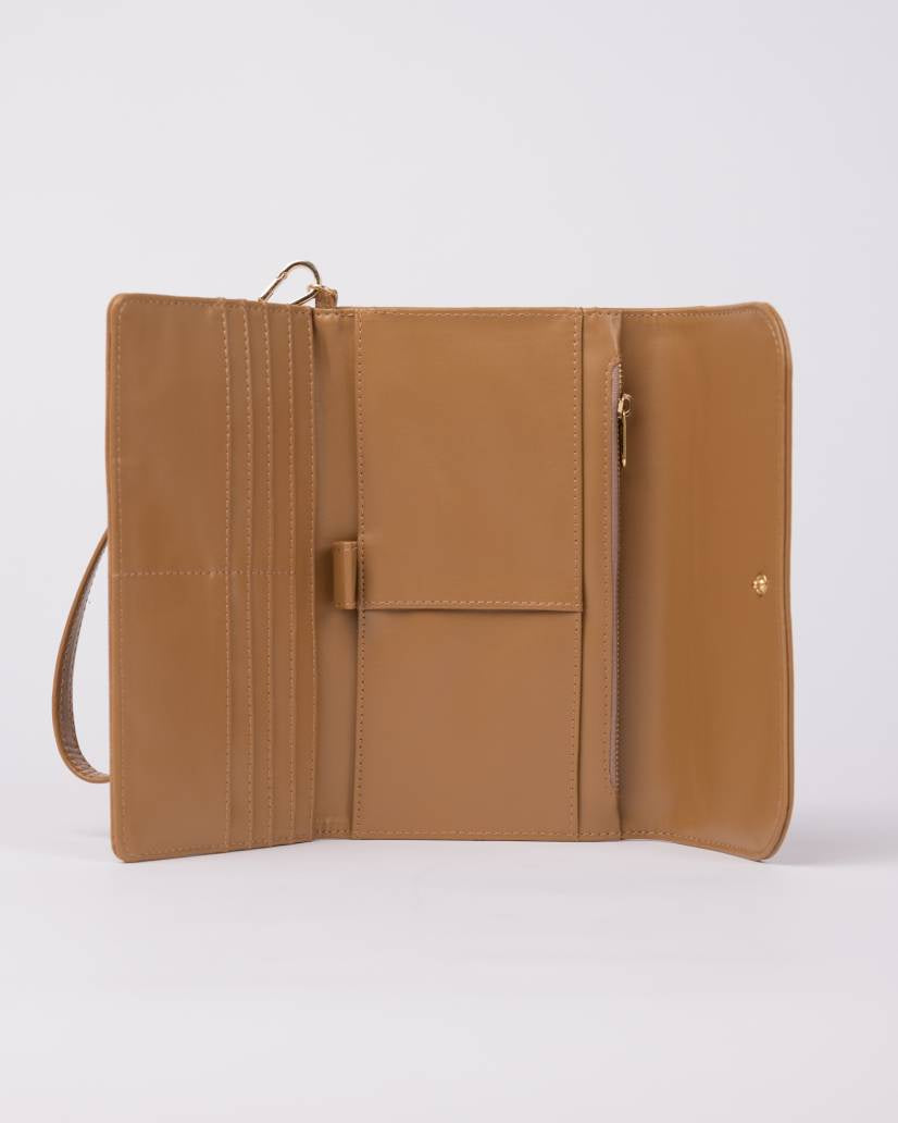 Rusty Aria Suede Travel Wallet