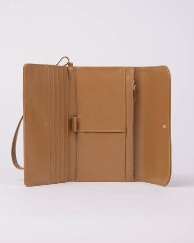 Rusty Aria Suede Travel Wallet