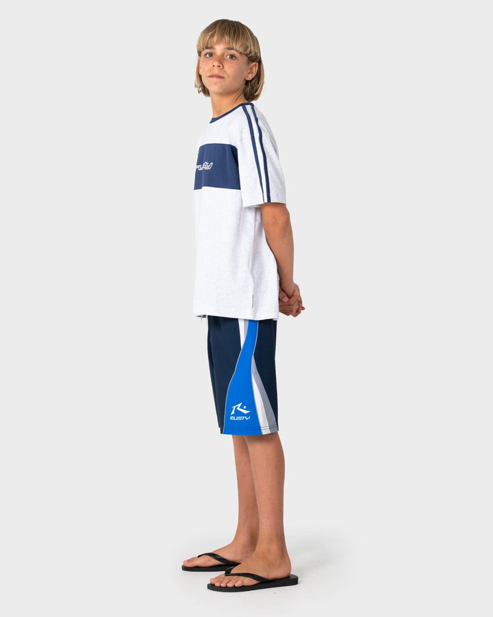 Rusty Plot Twist Fixed Waist Boardshort Boys
