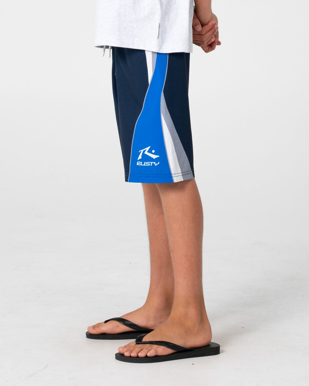 Rusty Plot Twist Fixed Waist Boardshort Boys